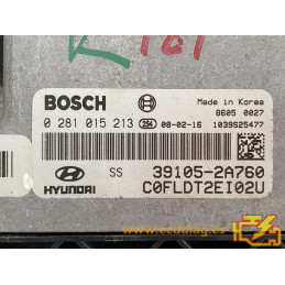 ENGINE ECU BOSCH EDC16C39-5.41 0281015213 HYUNDAI i30 1.6 CRDI 66KW 90HP 39105-2A760