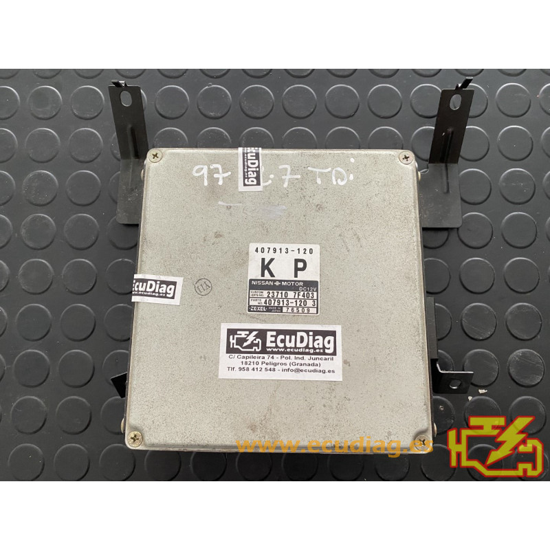 ECU MOTOR ZEXEL 407913-120 NISSAN 237107F403 KP - CON INMOVILIZADOR ANULADO (INMO / IMMO OFF) ECU MOTOR ZEXEL 407913-120 NISSAN 237107F403 KP - CON INMOVILIZADOR ANULADO (INMO / IMMO OFF)