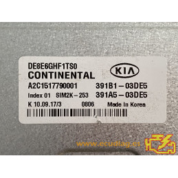 ECU MOTOR / CAMBIO CONTINENTAL SIM2K-253 A2C1517790001 KIA NIRO 1.6 GDI HIBRIDO 391B1-03DE5 391A5-03DE5