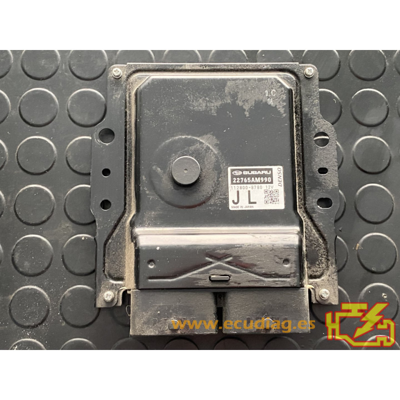 ENGINE ECU DENSO 112800-8780 SUBARU OUTBACK 2.5i 22765AM990