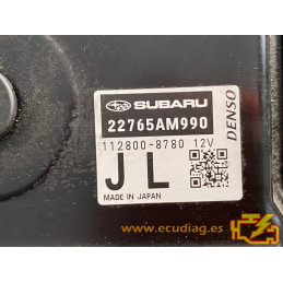 ECU MOTOR DENSO 112800-8780 SUBARU OUTBACK 2.5i 22765AM990