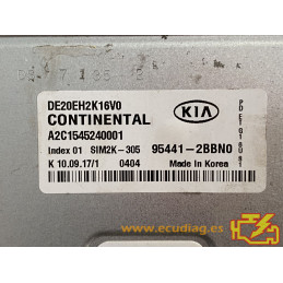 ECU MOTOR / CAMBIO CONTINENTAL SIM2K-305 A2C1545240001 KIA NIRO 1.6 GDI HIBRIDO 95441-2BBN0