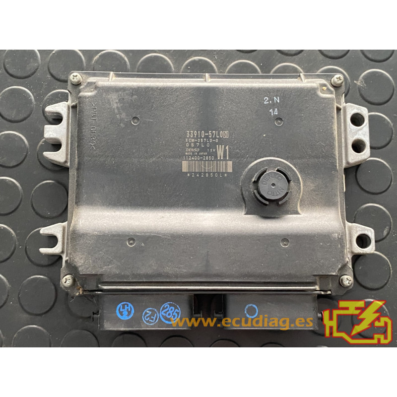 ECU MOTOR DENSO 112400-2850 SUZUKI KIZASHI 2.4i 33910-57L00