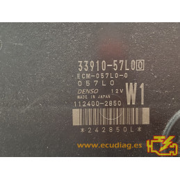 ECU MOTOR DENSO 112400-2850 SUZUKI KIZASHI 2.4i 33910-57L00