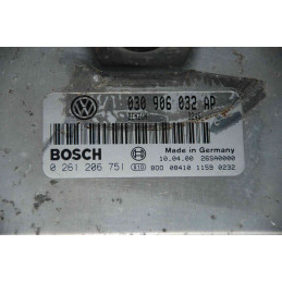 ECU BOSCH ME7.5.10 0261206751 VOLKSWAGEN POLO III (6N) 1.4i 44KW 60HP AUD 030906032AP - WITH DISABLED IMMOBILIZER (IMMO OFF)