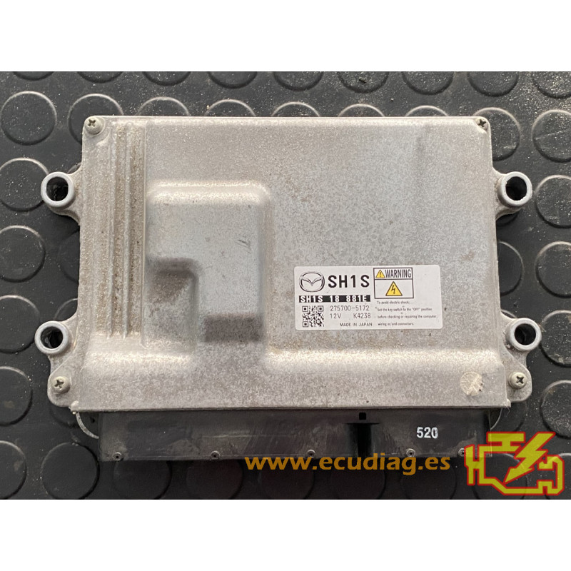 ECU MOTOR DENSO 275700-5172 MAZDA 6 2.2D SH1S18881E ECU MOTOR DENSO 275700-5172 MAZDA 6 2.2D SH1S18881E