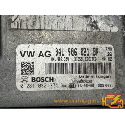 ECU MOTOR BOSCH EDC17C64-2.2 0281030374 AUDI A6 IV (4G) 2.0 TDI 140KW 190CV CNHA 04L907309 / SW 04L906021BP 1661 - 10SW000891