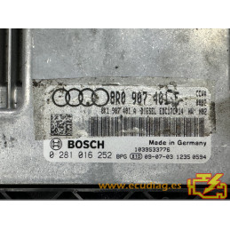 ECU MOTOR BOSCH EDC17CP14-2.41 0281016252 AUDI A5 3.0 TDI 240CV CCWA 8K1907401A 8R0907401E / SW 8R0907401J 0008 - 1037516613