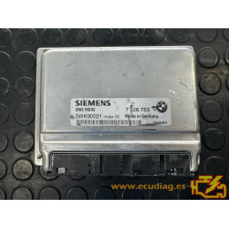 ECU MOTOR SIEMENS MS42 5WK90021 BMW 7526753