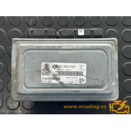 ECU MOTOR CONTINENTAL SIMOS 11.1 5WA11006 SKODA ROOMSTER I (5J) 1.2i 51KW 70CV CGPA 03E906019C / SW 03E906019P 1435