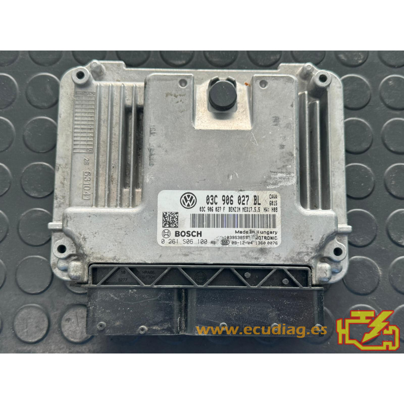 ECU BOSCH MED17.5.5 0261S06100 VOLKSWAGEN TIGUAN I (5N) 1.4 TSI 110KW 150CV CAVA 03C906027F / SW 03C906027BL 9500 - 1037519128 ECU BOSCH MED17.5.5 0261S06100 VOLKSWAGEN TIGUAN I (5N) 1.4 TSI 110KW 150CV CAVA 03C906027F / SW 03C906027BL 9500 - 1037519128