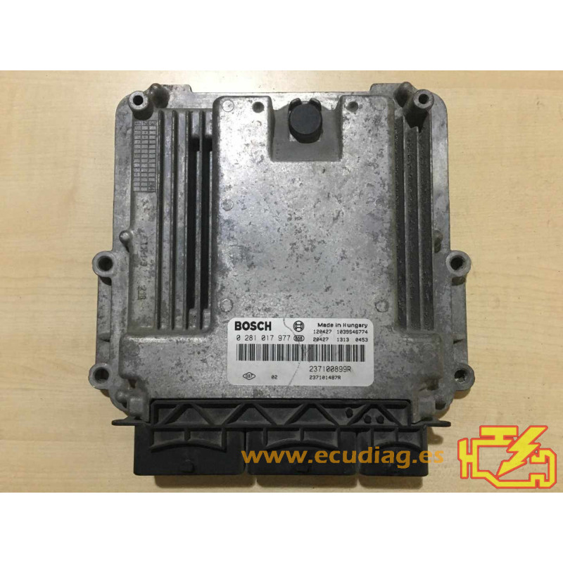 ECU BOSCH EDC17C11-3.4 0281017977 RENAULT MASTER III 2.3 DCI 237100899R 237101487R / SW 237101888R - 1037518204 - VIRGEN