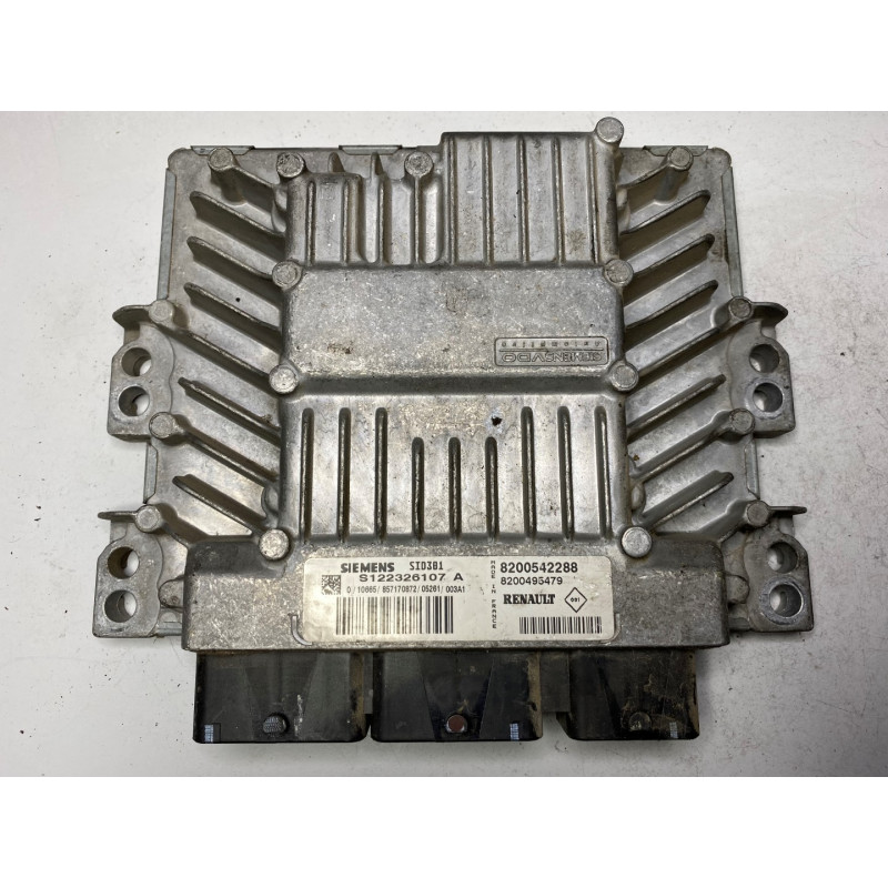 ECU SIEMENS VDO SID301 S122326107A RENAULT SCENIC II 1.5 DCI 78KW 106CV 8200542288 8200495479 / SW 8200557609 A900 - VIRGEN