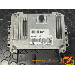 ECU BOSCH EDC17C08-5.25 0281019573 HYUNDAI i40 I 1.7 CRDI 100KW 136HP D4FD 39120-2A221 / SW D4VF5W0MCVEHIA3U - 1037526045