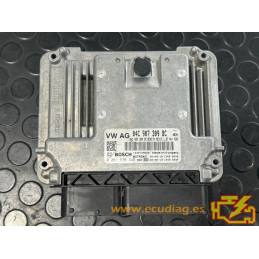 ECU BOSCH MED17.1.27 0261S18349 SEAT IBIZA V (KJ) 1.0 TGI 66KW 90CV L3 12V DBYA 04C907309BC / SW 04C906025CH 0495 - 10SW060777