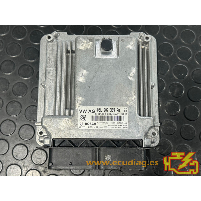 ECU MOTOR BOSCH MD1CS004 0281039430 VAG 05L907309AA