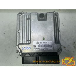 ECU BOSCH EDC17CP20-2.7 0281017553 VOLKSWAGEN TRANSPORTER V (7H) 2.0 TDI 75KW 102CV CAAB 03L907309M / SW 03L906019GG 3313