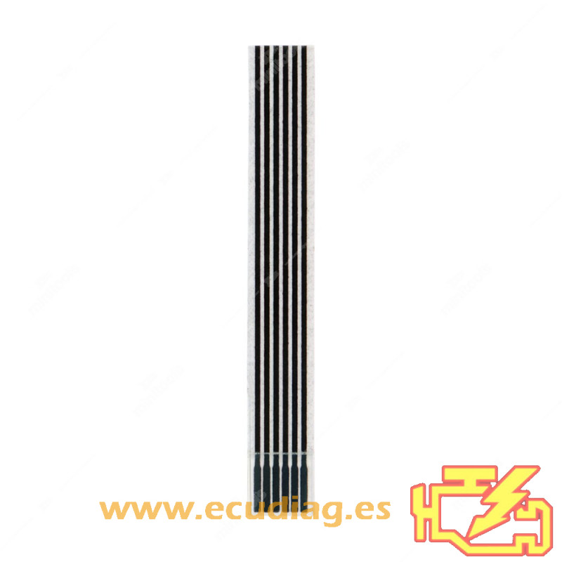 MINITOOLS SEPFLAT47 - CABLE FLAT FLEX DISPLAY CONTADOR HORAS BARCOS 50,5mm X 7mm / 6 PINS