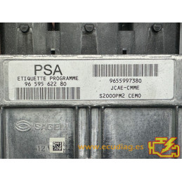 ECU SAGEM S2000PM2 21585508-7A CITROEN C5 II (X7) 1.8i 92KW 125HP PSA HW 9655997380 SW 9659562280 - WITH DISABLED IMMOBILIZER