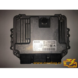 ECU BOSCH EDC16C34-4.11 0281013872 PEUGEOT 308 1.6 HDI 110CV 9664843780 / SW 9665902580 - 1037393478 - CON INMOVILIZADOR ANULADO