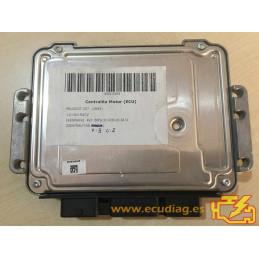 ECU BOSCH EDC16C34-4.11 0281013872 PEUGEOT 207 1.6 HDI 90CV 9664843780 / SW 9666080980 - 1037395378 - CON INMOVILIZADOR ANULADO