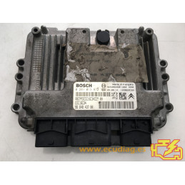 ECU BOSCH EDC16C34-4.11 0281013872 CITROEN C4 1.6 HDI 110CV 9664843780 / SW 9666125980 - 1037395376 - CON INMOVILIZADOR ANULADO