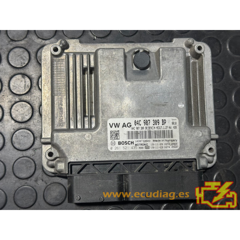 ECU BOSCH MED17.1.27 0261S21435 VOLKSWAGEN T-CROSS I (C1) 1.0 TSI 85KW 115CV 04C907309BP / SW 04C906025AK 7053 - 10SW048678 ECU BOSCH MED17.1.27 0261S21435 VOLKSWAGEN T-CROSS I (C1) 1.0 TSI 85KW 115CV 04C907309BP / SW 04C906025AK 7053 - 10SW048678