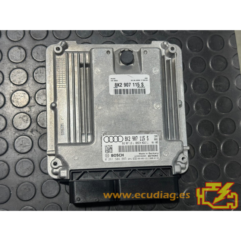 ECU BOSCH MED17.1 0261S04865 AUDI A4 III (8K) 2.0 TFSI 133KW 180HP 8K2907115S / SW 8K2907115S 0002 - 1037502740 ECU BOSCH MED17.1 0261S04865 AUDI A4 III (8K) 2.0 TFSI 133KW 180HP 8K2907115S / SW 8K2907115S 0002 - 1037502740