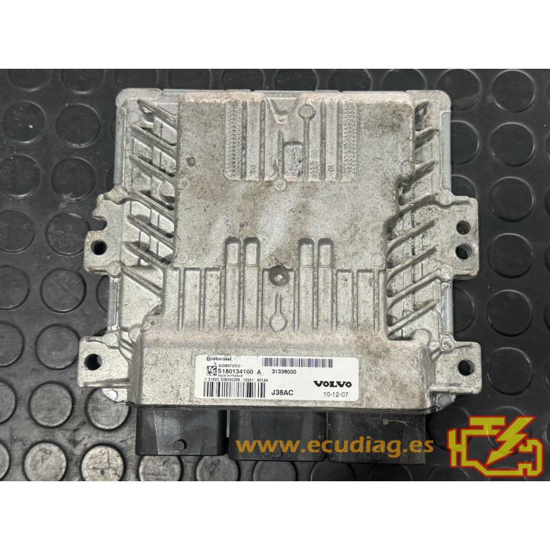 ECU CONTINENTAL SID807EVO S180134100A VOLVO C30 I 1.6D 84KW 115HP 31336000 / SW 31432237AA ECU CONTINENTAL SID807EVO S180134100A VOLVO C30 I 1.6D 84KW 115HP 31336000 / SW 31432237AA