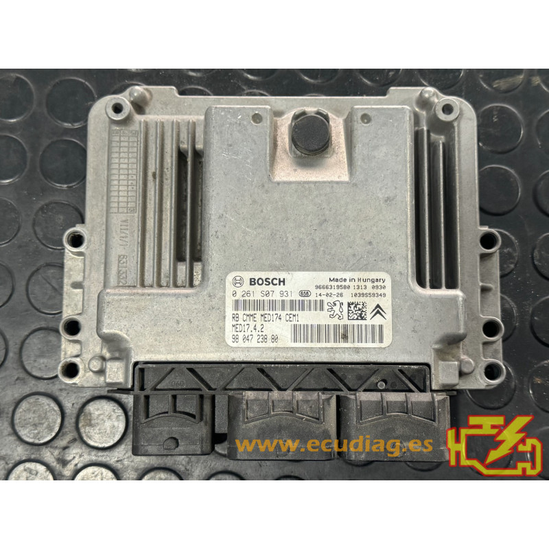 ECU BOSCH MED17.4.2 0261S06621 PEUGEOT 308 I 1.6i THP 156HP 9676643580 SW 10SW009694 9692275280 - WITH DISABLED IMMOBILIZER ECU BOSCH MED17.4.2 0261S06621 PEUGEOT 308 I 1.6i THP 156HP 9676643580 SW 10SW009694 9692275280 - WITH DISABLED IMMOBILIZER