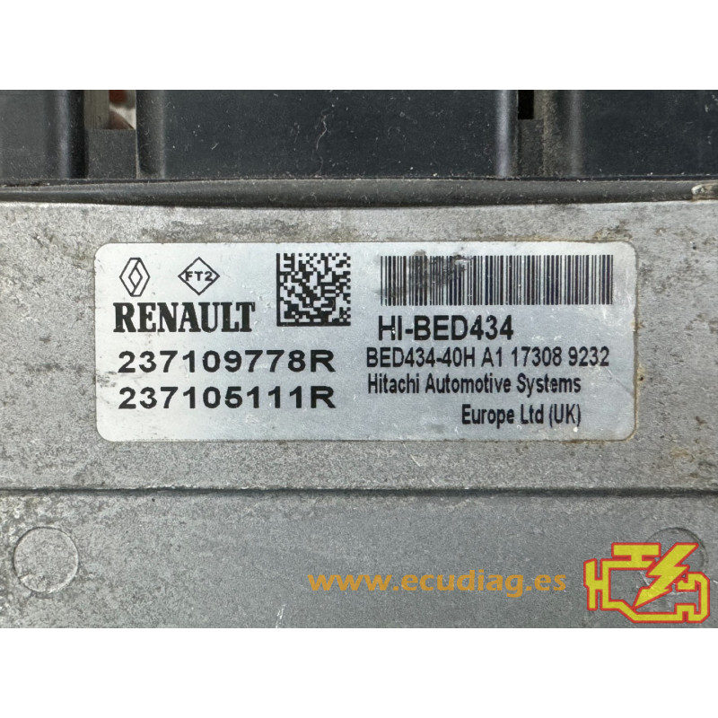 ECU HITACHI HI-BED434-40H A1 17308 9232 RENAULT MEGANE IV 1.6i 151KW ...