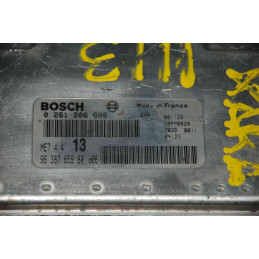 ECU MOTOR BOSCH ME7.4.4 0261206606 PSA 9638765980 - CON INMOVILIZADOR ANULADO (INMO / IMMO OFF)