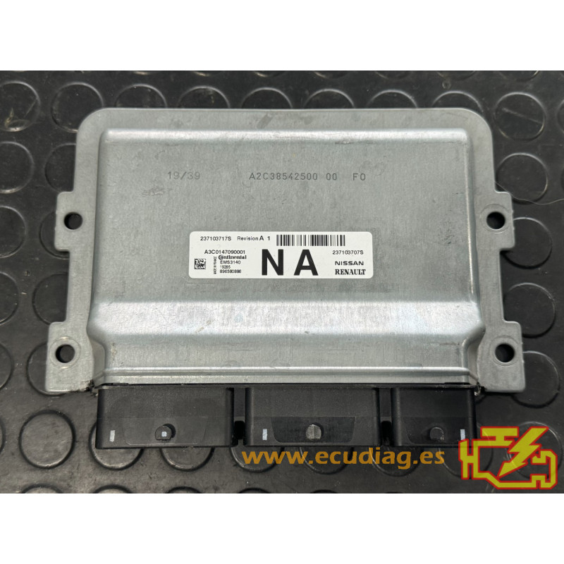 ECU CONTINENTAL EMS3140 A3C0147090001 RENAULT CLIO V / CAPTUR II 74KW 100CV L3 12V H4D450 237103707S NA ECU CONTINENTAL EMS3140 A3C0147090001 RENAULT CLIO V / CAPTUR II 74KW 100CV L3 12V H4D450 237103707S NA