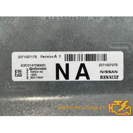 ECU CONTINENTAL EMS3140 A3C0147090001 RENAULT CLIO V / CAPTUR II 74KW 100CV L3 12V H4D450 237103707S NA