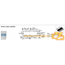 INTEGRADO HITACHI HA1339A (AMPLIFICADOR AUDIO)