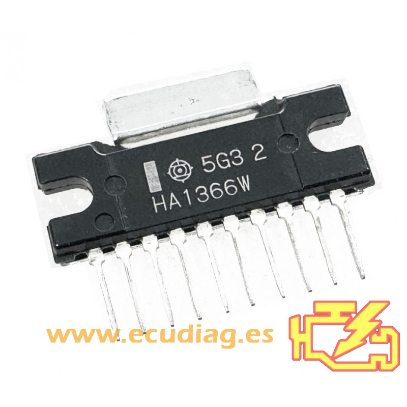 INTEGRADO HITACHI HA1366W (AMPLIFICADOR AUDIO) INTEGRADO HITACHI HA1366W (AMPLIFICADOR AUDIO)