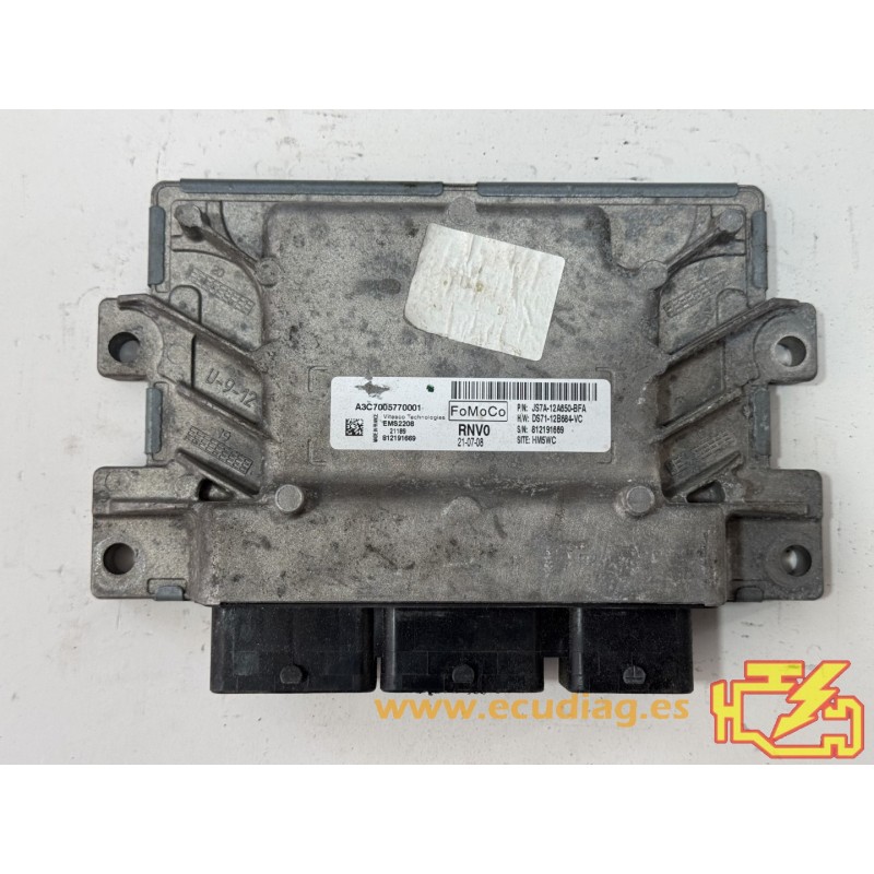 ECU CONTINENTAL EMS2208 A3C7005770001 FORD MONDEO IV 2.0i HYBRID 103KW 140HP UACC JS7A-12A650-BFA / SW MS7A-14C204-AB ECU CONTINENTAL EMS2208 A3C7005770001 FORD MONDEO IV 2.0i HYBRID 103KW 140HP UACC JS7A-12A650-BFA / SW MS7A-14C204-AB