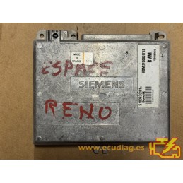 ECU MOTOR FENIX 3 S100820101B RENAULT ESPACE II 2.2i 81KW 110CV 7700851633 HOM7700851739 - CON INMOVILIZADOR ANULADO