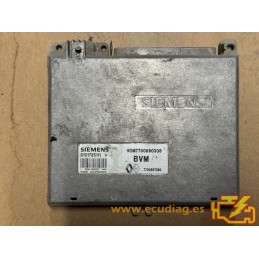 ECU MOTOR SIEMENS FENIX 3 S101725111P RENAULT LAGUNA 1.8i 68KW 90CV 7700867290 HOM7700860308 / CON INMOVILIZADOR ANULADO