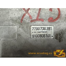 ENGINE ECU SIEMENS FENIX 3 S100806101A RENAULT 25 GTX 2.2i 90KW 123HP 7700736391 HOM7700734611