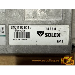ENGINE ECU SIEMENS FENIX 3 S101110101B PEUGEOT 405 1.9 71KW 95HP