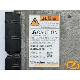 ECU MOTOR TRANSTRON 1037-D140 ISUZU D-MAX 3.0D 8981520890