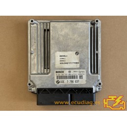 ECU BOSCH EDC16C1-4.31 0281012091 BMW E61 530D V 3.0D 160KW 218CV 7796637 / SW 7807655 - 1037387646