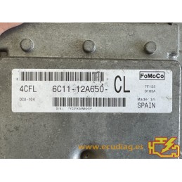 ECU VISTEON DCU-104 FORD TRANSIT IV 2.2 TDCI 96KW 130HP 6C11-12A650-CL 4CFL / SW 6C11-12K532-JV