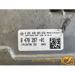 ECU BOSCH MD1CS001 0281036065 BMW G31 520D VII 2.0D 140KW 190CV L4 16V B47D20B AT 8478397 / SW 0000583706110A - 10SW038451