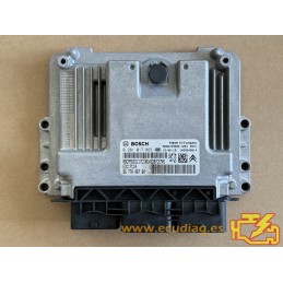 ECU BOSCH EDC17C10-5.10 0281017863 BERLINGO PARTNER 1.6 HDI 75CV 9607885980 SW 9678313080 1037515871- CON INMOVILIZADOR ANULADO