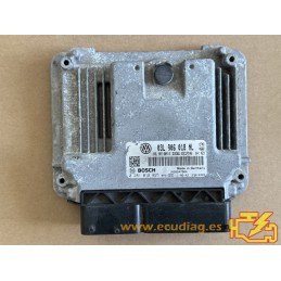 ECU BOSCH EDC17C46-2.7 0281018025 VOLKSWAGEN CADDY III (2K) 2.0 TDI 103KW 140CV 03L907309AD / SW 03L906018NL 9978 - 1037563264