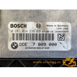 BOSCH EDC17CP02-3.11 0281014238 BMW E61 520D V 2.0D 130KW 177HP 0L4 16V N47D20A MT 7809000 13617809000 / SW 7809199 - 1037390655