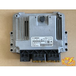BOSCH MEV17.4 0261S05715 CITROEN C4 II (B71) 1.6i 88kW 120CV MT 9666824080 / SW 1037507906 - CON INMOVILIZADOR ANULADO