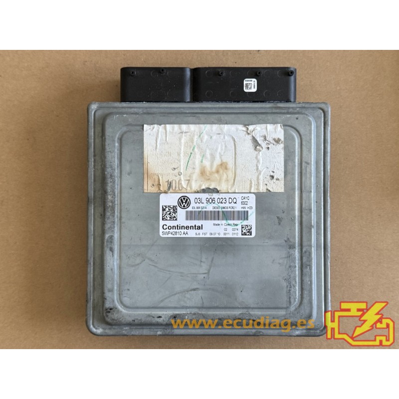 ECU CONTINENTAL SIMOS PCR2.1 5WP42810AA VW GOLF VI 1.6 TDI 105HP CAYC 03L906023A 03L906023DQ / SW 03L997557R 9984 - CASM2P20.DAT ECU CONTINENTAL SIMOS PCR2.1 5WP42810AA VW GOLF VI 1.6 TDI 105HP CAYC 03L906023A 03L906023DQ / SW 03L997557R 9984 - CASM2P20.DAT